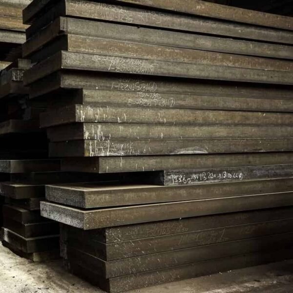 A large steel slab with precise dimensions, typically used in the production of hot/cold rolled coils, galvanized sheets, pipes, and automotive parts.