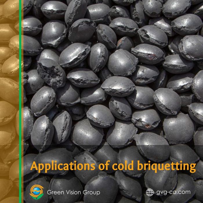 a close up thumbnail image of iron briquettes