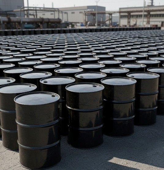 Bitumen 40/50 penetration-grade asphalt cement in semi-solid form