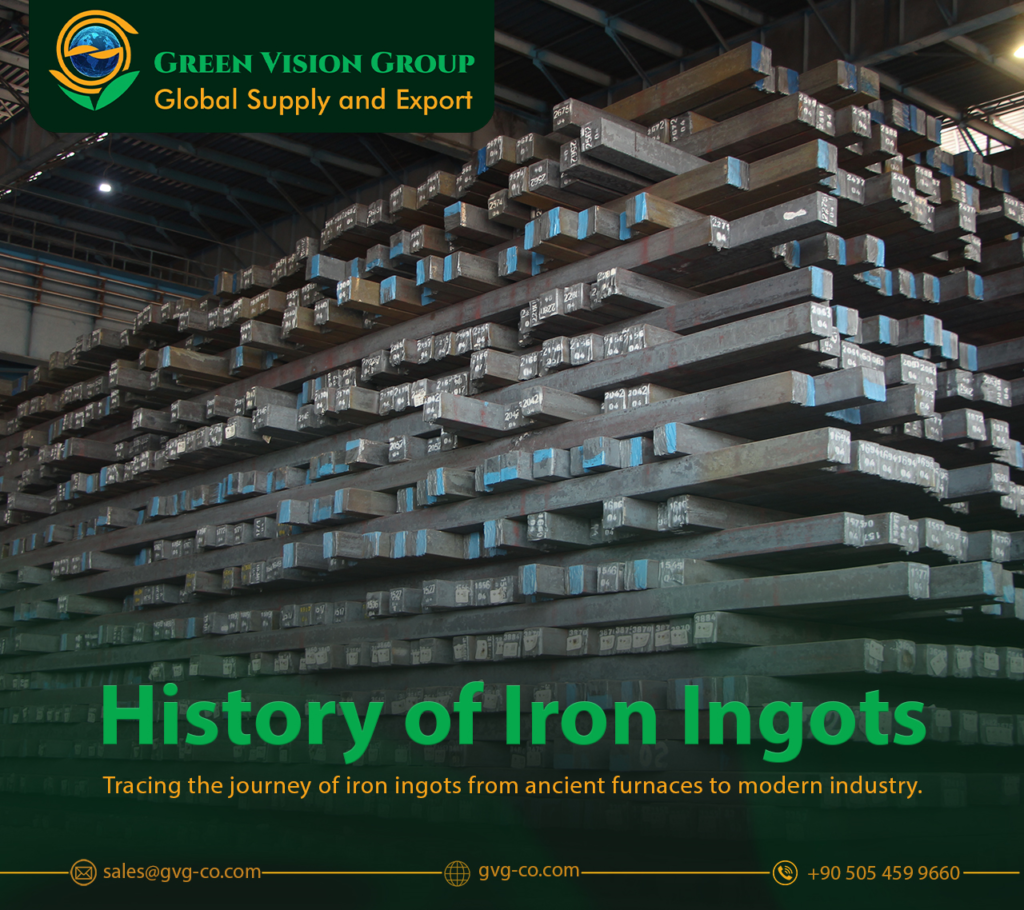 history of iron ingots blog thumbnail at green vision group