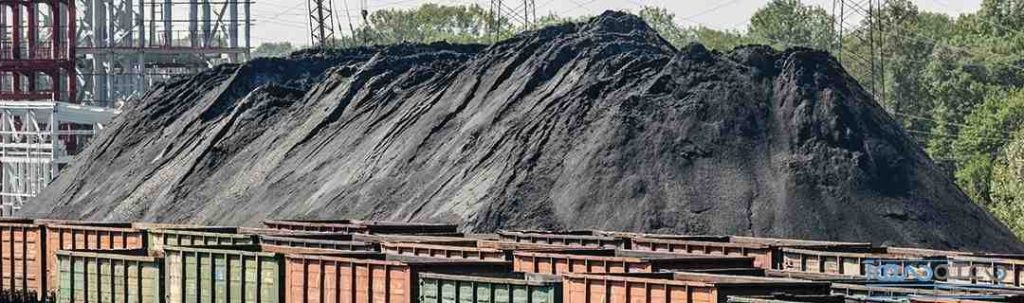 close up of a pile of black iron concentrate