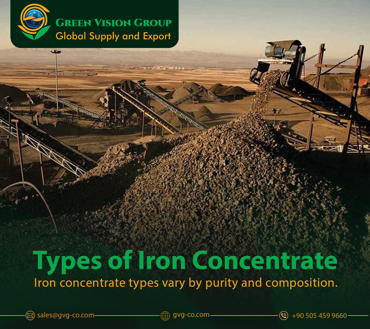 Iron Concentrate Production Methods | Green Vision Group